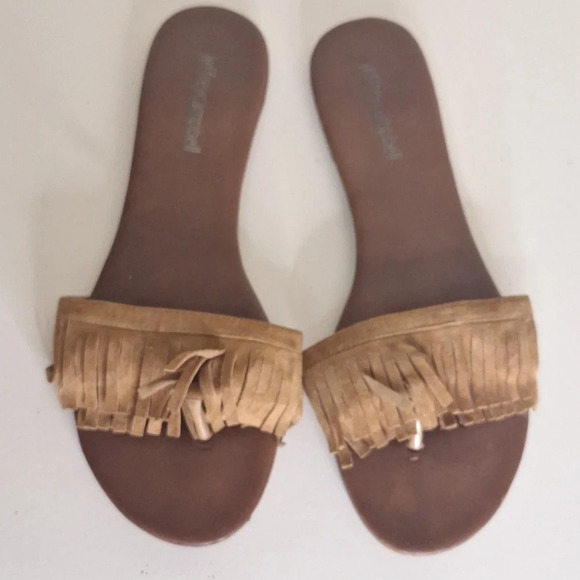 Urban Outfitters Jeffery Cambell Easy Fringe  sandals SZ 7.5 - Picture 3 of 8